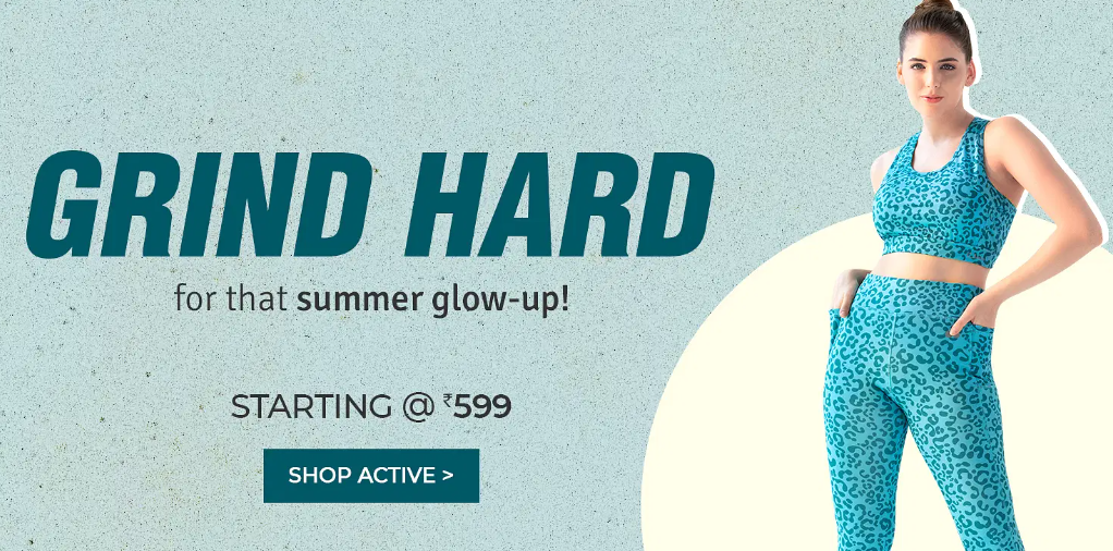 Clovia Grind Hard Fashion